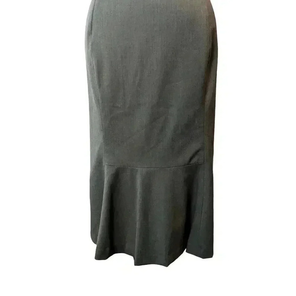Lauren Ralph Lauren Dark Green Wool Blend Lined Pencil Skirt Size 6 - Picture 5 of 7
